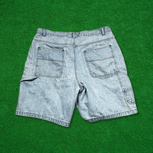 Y2K Cherokee Denim Carpenter Baggy Jean Shorts - Picture 2 of 4